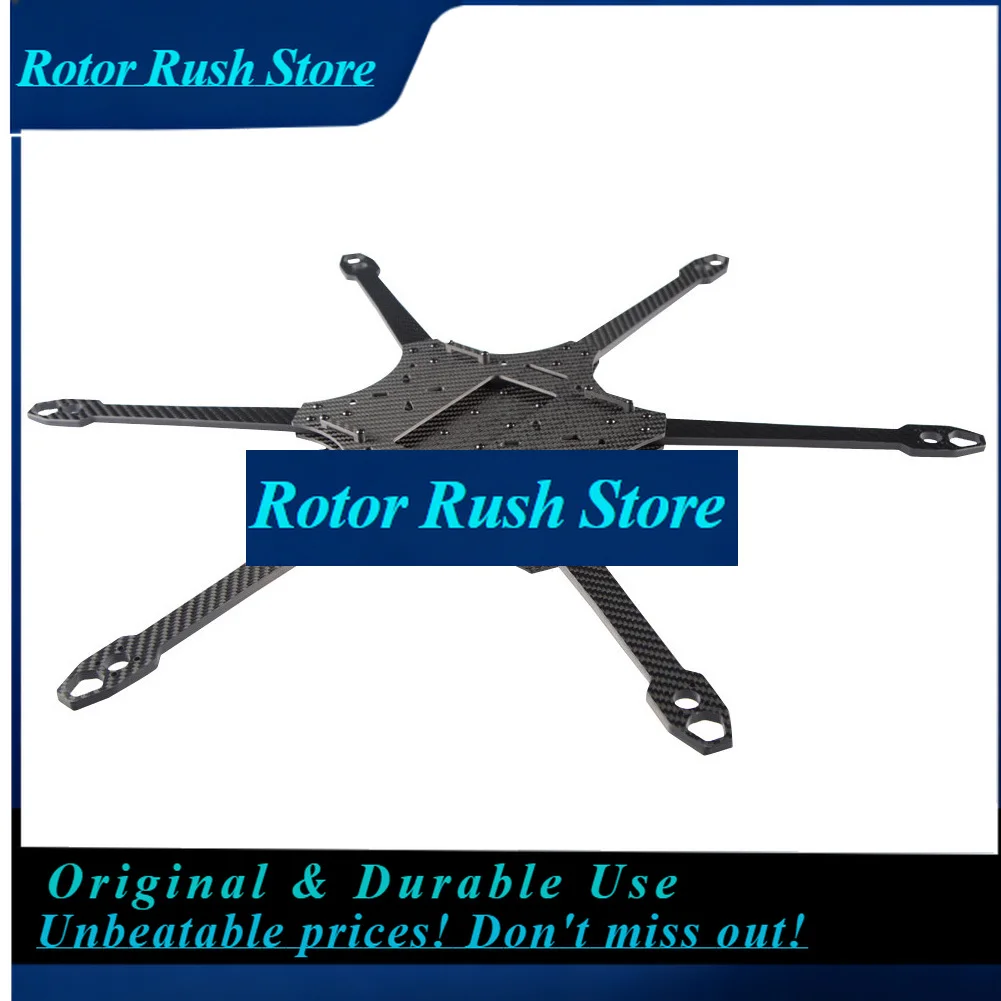RoRuSGX-V6 10-inch 550mm Six-Axis Carbon Fiber Optic Long-Range FPV Unmanned Aerial Vehicle Rack For Drones