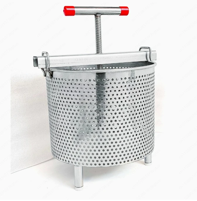 Yogurt cold brew press, dry choke yogurt filter press, stainless steel spring platen press, honey press