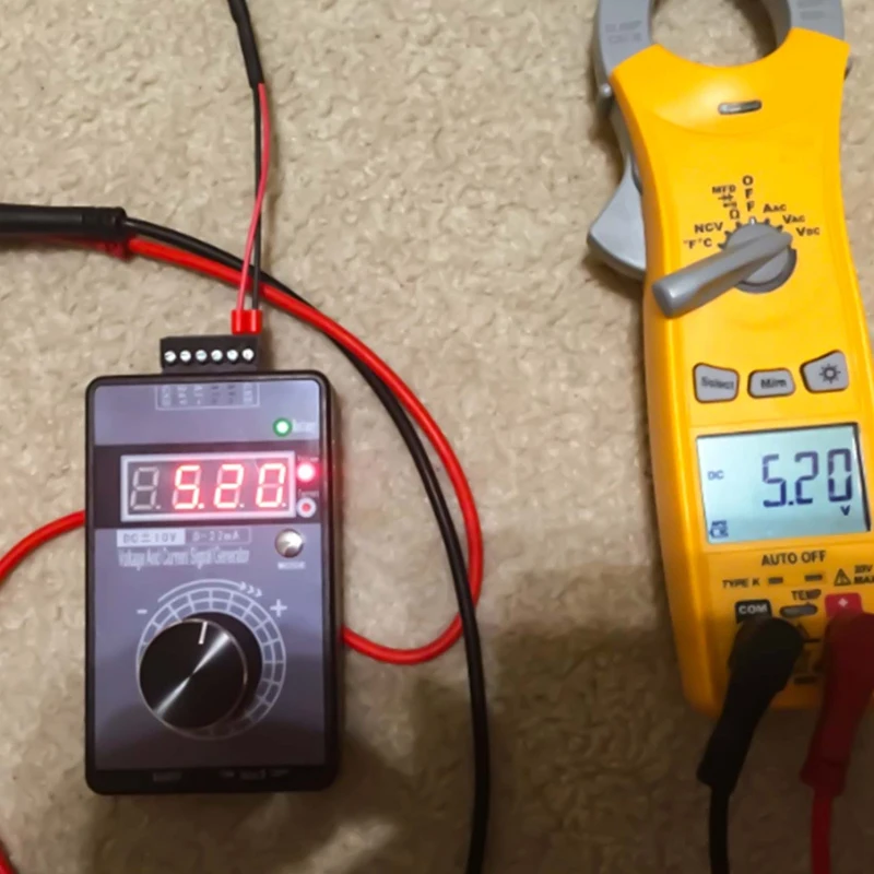 ●Precision 4-20MA Current Voltage Signal Generator, Analog Simulator for PLC and Panel Debugging, Frequency Converter
