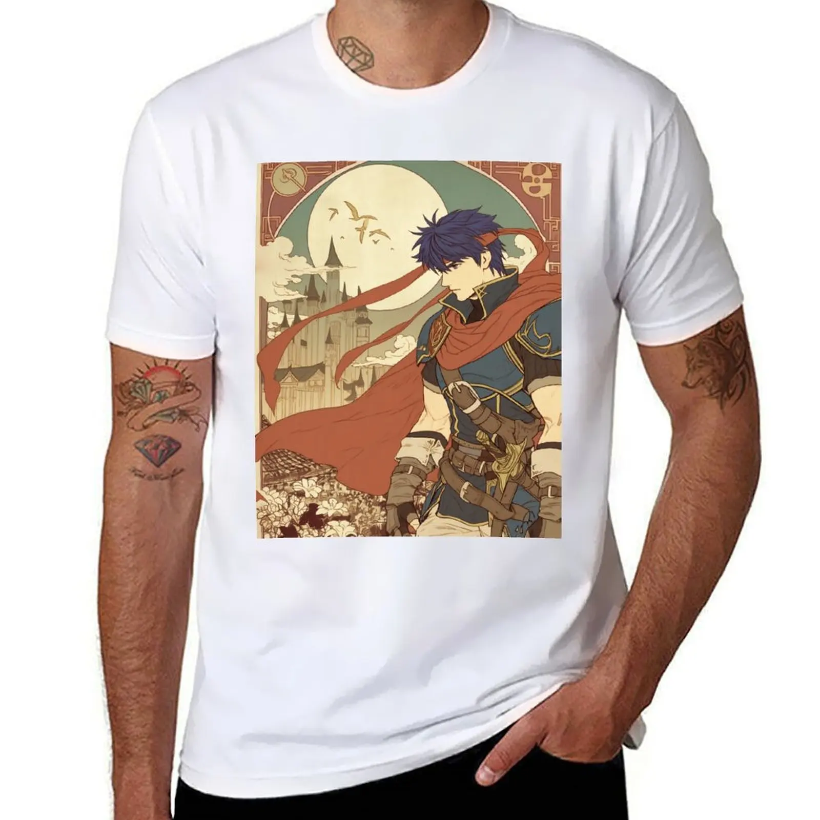 

t 100% man cotton Ike designer shirt shirt T-Shirt t men Traditional