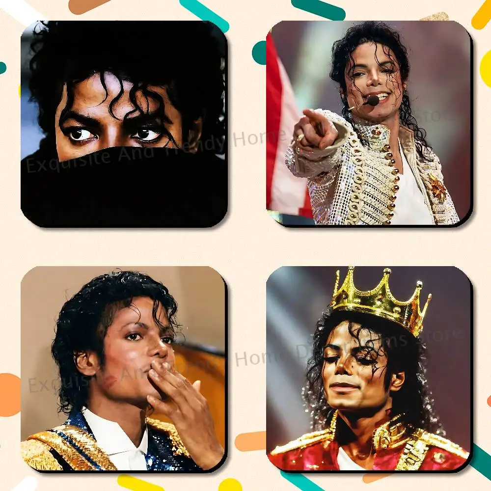 M-Michael Singer J-Jackson Square Decorative Fridge Magnets for Home Kitchen Office Whiteboard & Locker 75x75mm