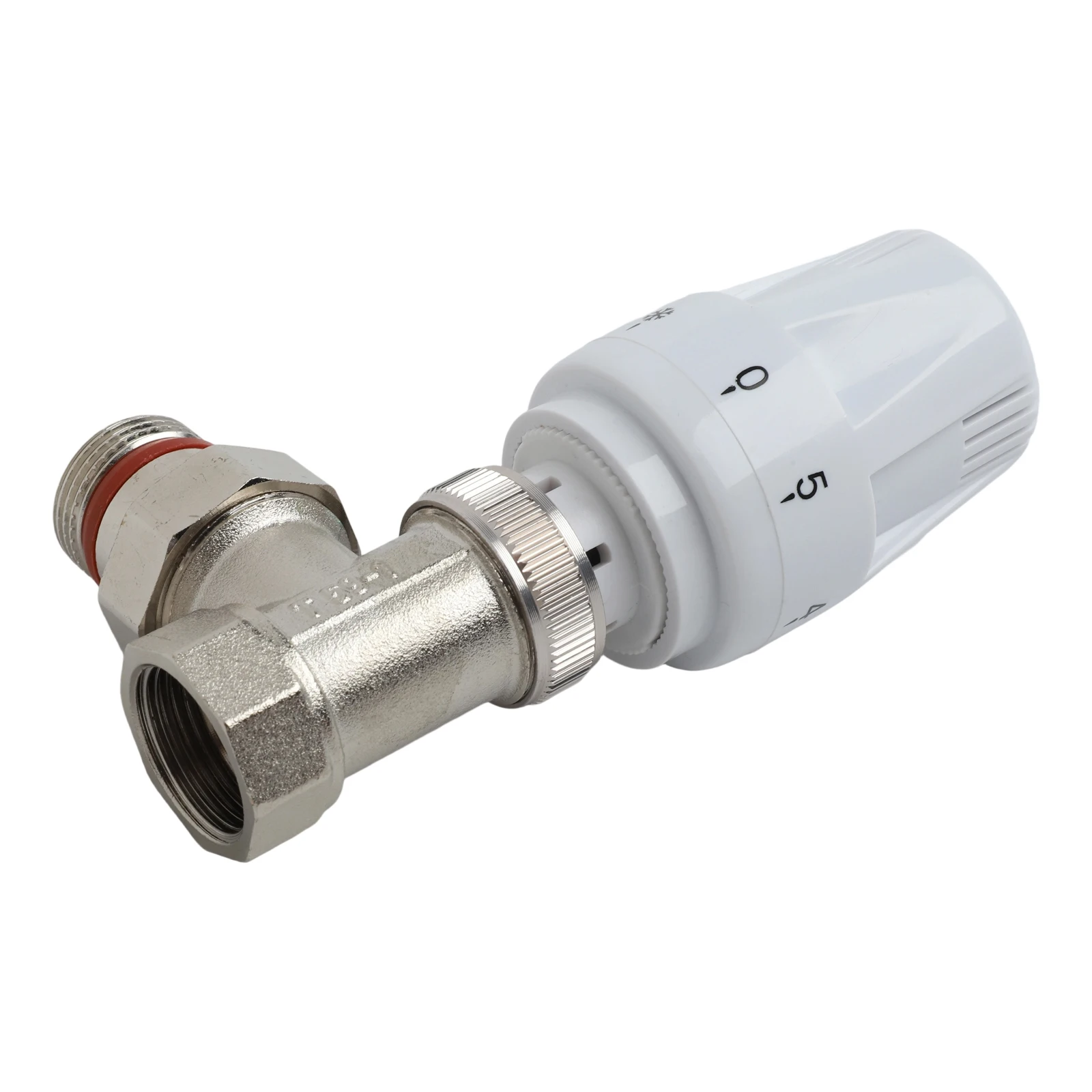 Thermostatic Radiator Valve For Floor Heating Multiple Settings Special Valve White Silver DN20/DN15 1 Pc Copper New