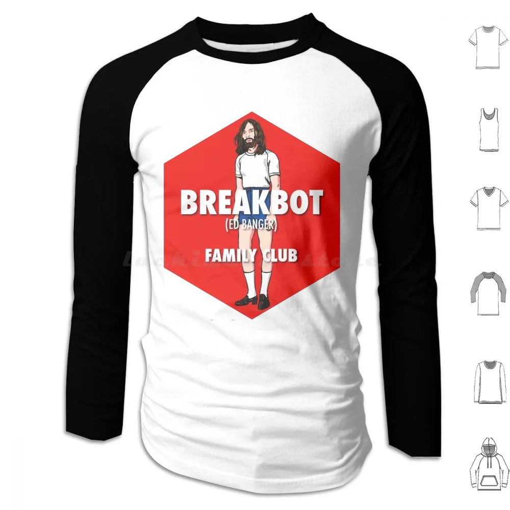 Breakbot-Family Club Hoodie cotton Long Sleeve Breakbot Family Club T Ed Banger Records Turns 10 Riton Boston Bun La