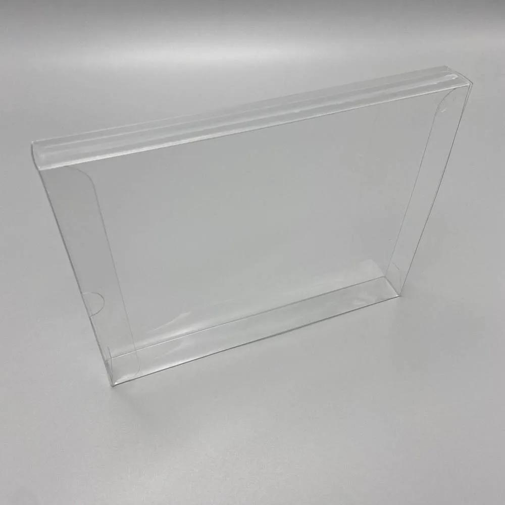 Transparent clear PET cover For PS3 game storage display box collect case