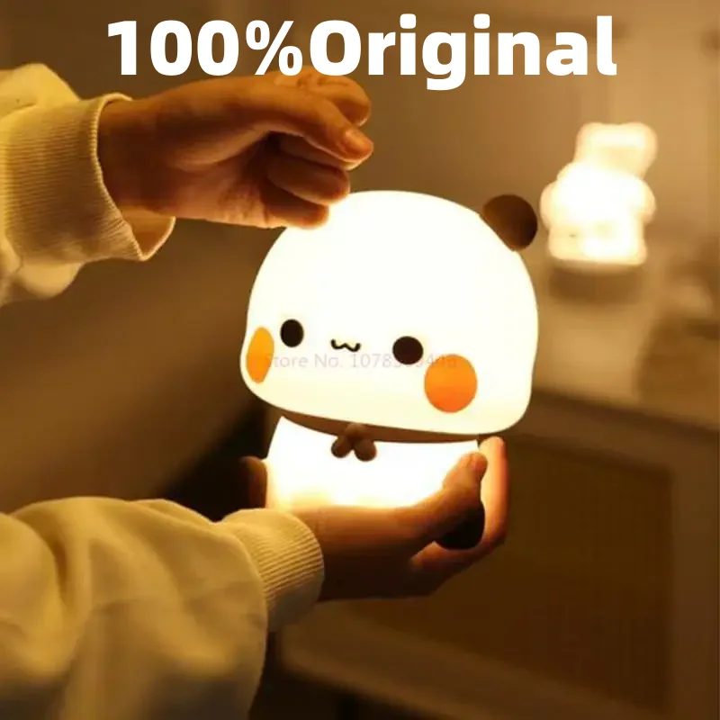 

Original Bubu And Yier Led Night Light Rechargeable Type-C Charging Port Nightlight For Bedside Bedroom Living Room Gift
