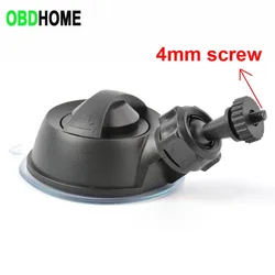 55mm Base Mini Suction Cup Support Automobile Dash Cam Single Buckle Lock 4mm Screw Head Holder 12mm Rotation Ball Sucker Mount