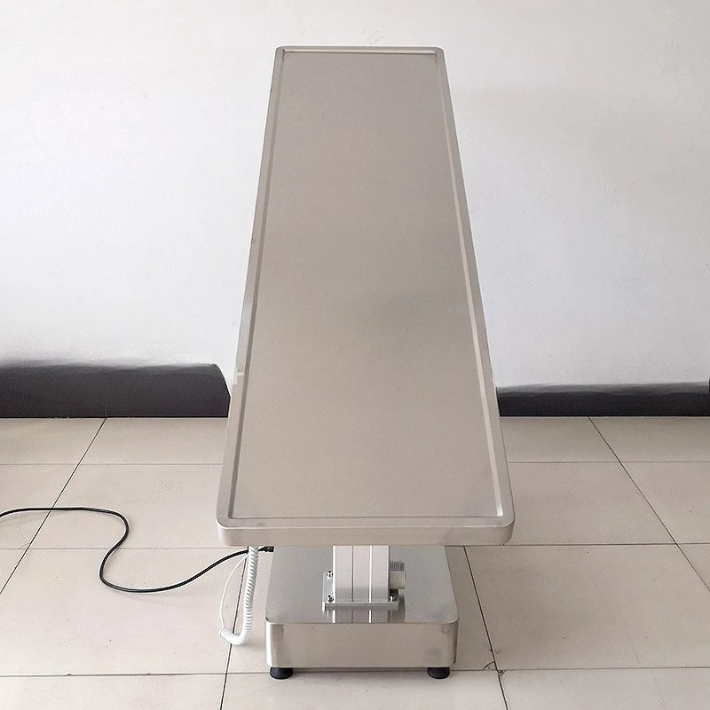 Double column disposal 304 stainless steel table multi-functional electric two-way lifting source manufacturer