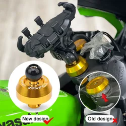 Motorcycle GPS Navigation Mobile Phone Bracket Front Fork Decorative Cover For ZX-4R ZX-4RR ZX4R ZX4RR 2023 2024