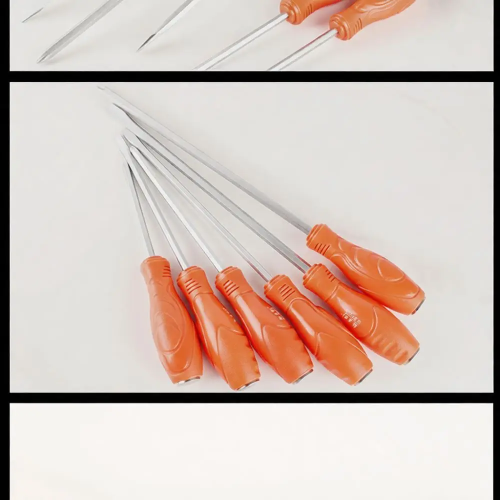 Heavy Duty Hammerable Screwdriver Professional S2 Alloy Steel Magnetic Phillips Slotted Manual Repair Multi Purpose Tool