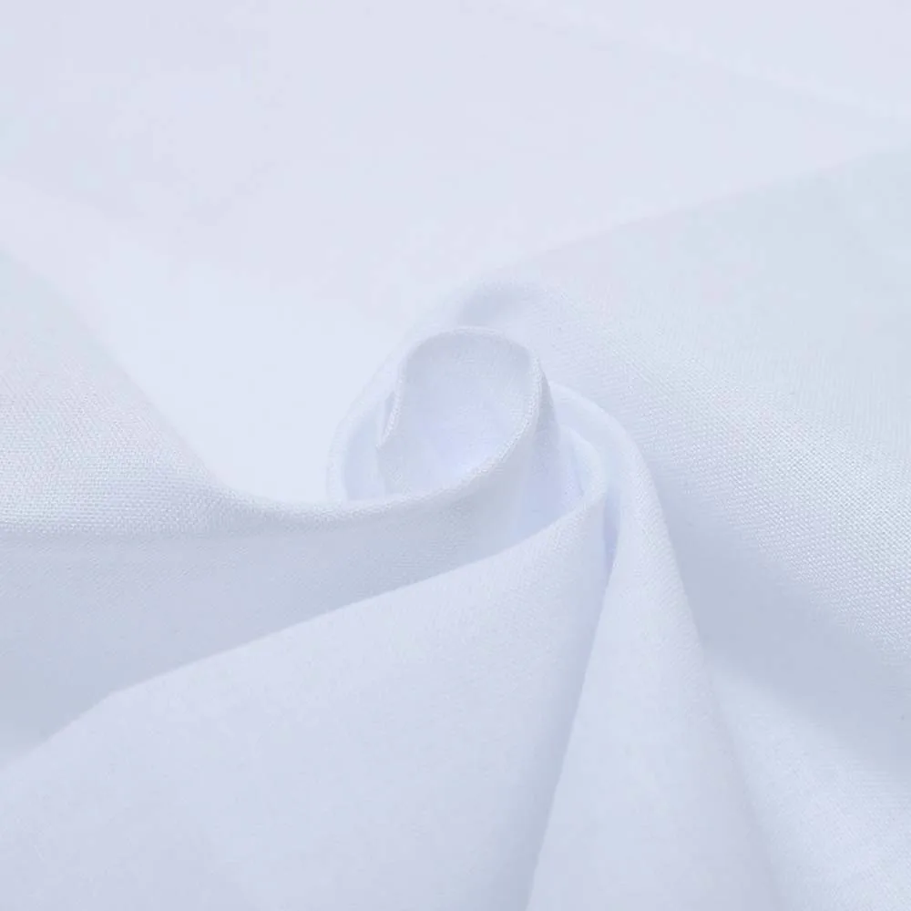 100% Cotton Handkerchief Cloth Diner Banquet Wedding Party Home Table Decorations 12Pcs 40x40cm White Napkins Reusable Napkin