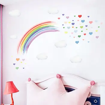 8 best sales מדבקת קיר קשת בענן - №7