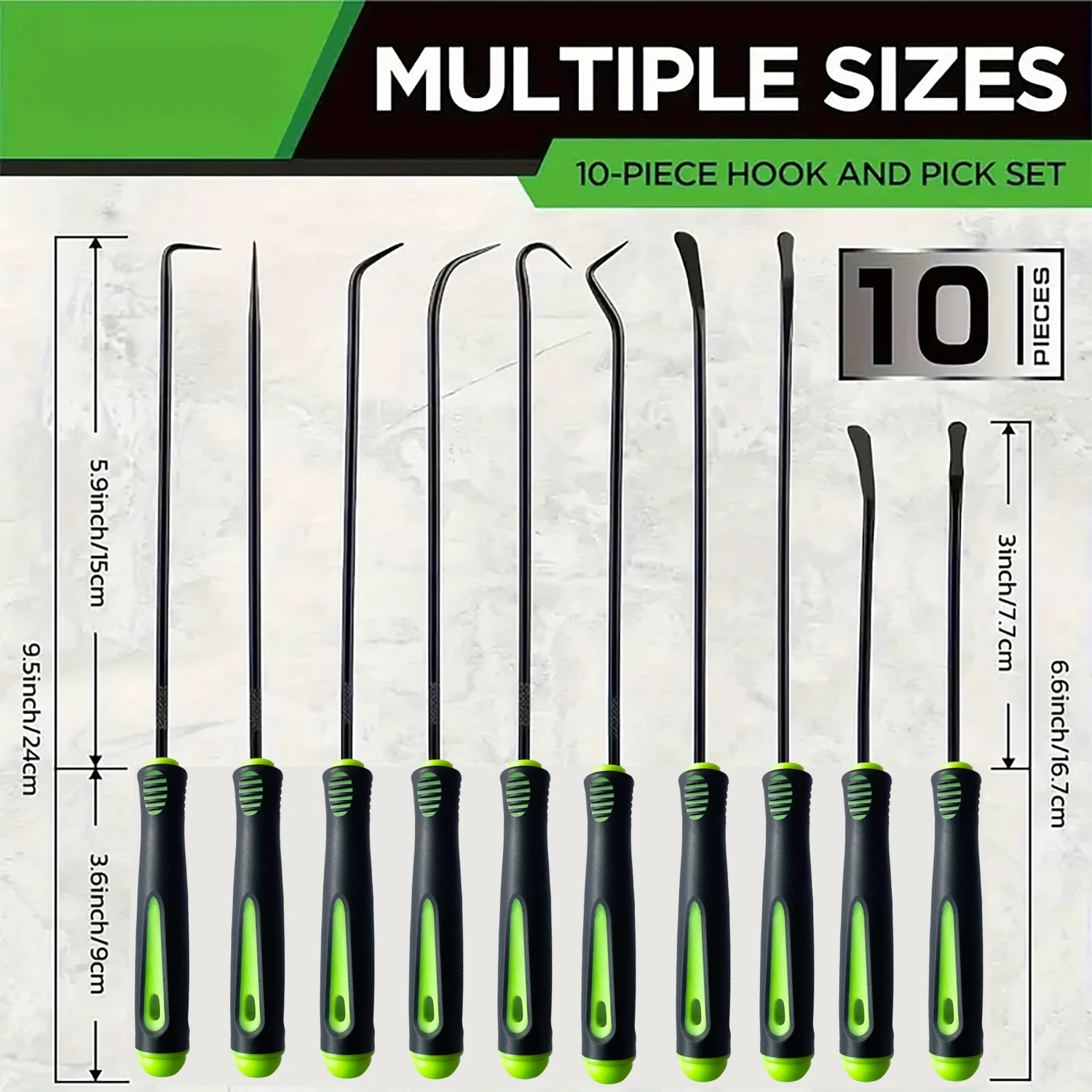 10-Piece Precision Automotive Oil Seal Screwdriver Set O-Ring Seal Puller Removal Tool Durable Tool Set
