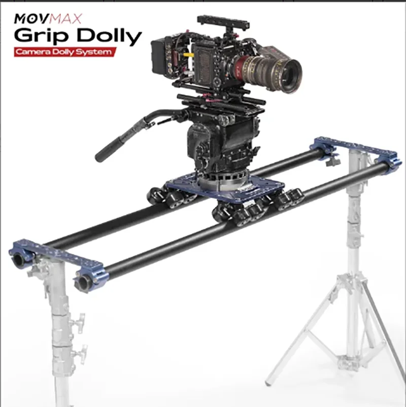 Movmax Grip Dolly Pro Kit With Flightcase Camera Dolly System Load-bearing Capacity of 90kg