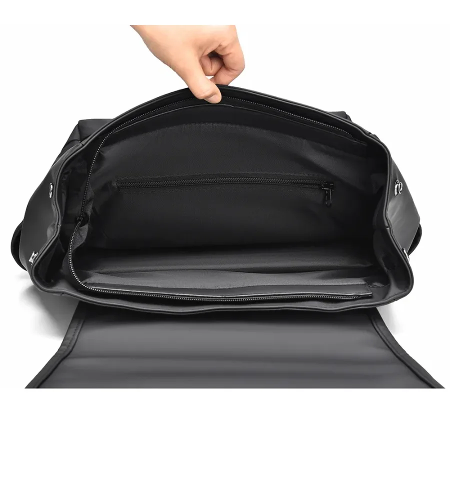Oxford Cloth Commuter Backpack With Minimalist Design For Male College Students And Professionals