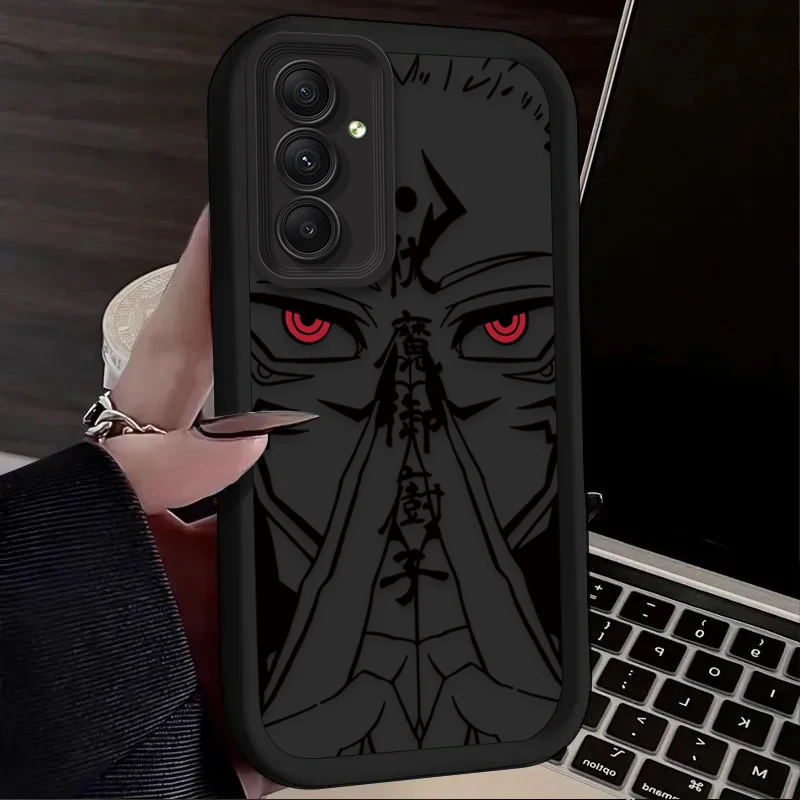 Jujutsu Kaisen Gojo Satoru Case for Samsung Galaxy S24 S23 S22 S21 Ultra Plus FE A54 A34 A14 A73 A53 A33 5G Soft Silicone Cover