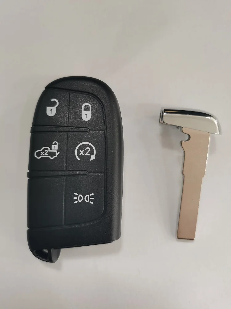 CS017021 Smart Key Shell For Fiat 500 500L 500X Toro 2016 2017 2018 2019 3/4/5 Button Remote Car Key Case SIP22 Blade