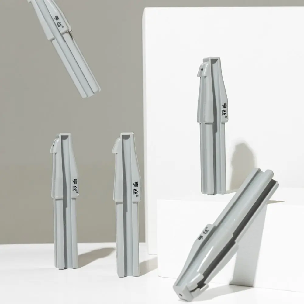 Make-up Tool 4-Zijdige Multi-vormige Wenkbrauw Puntenslijper Basis Potlood Afvlakking Tool Wenkbrauw Slijpen Slot Make-Up Profiler