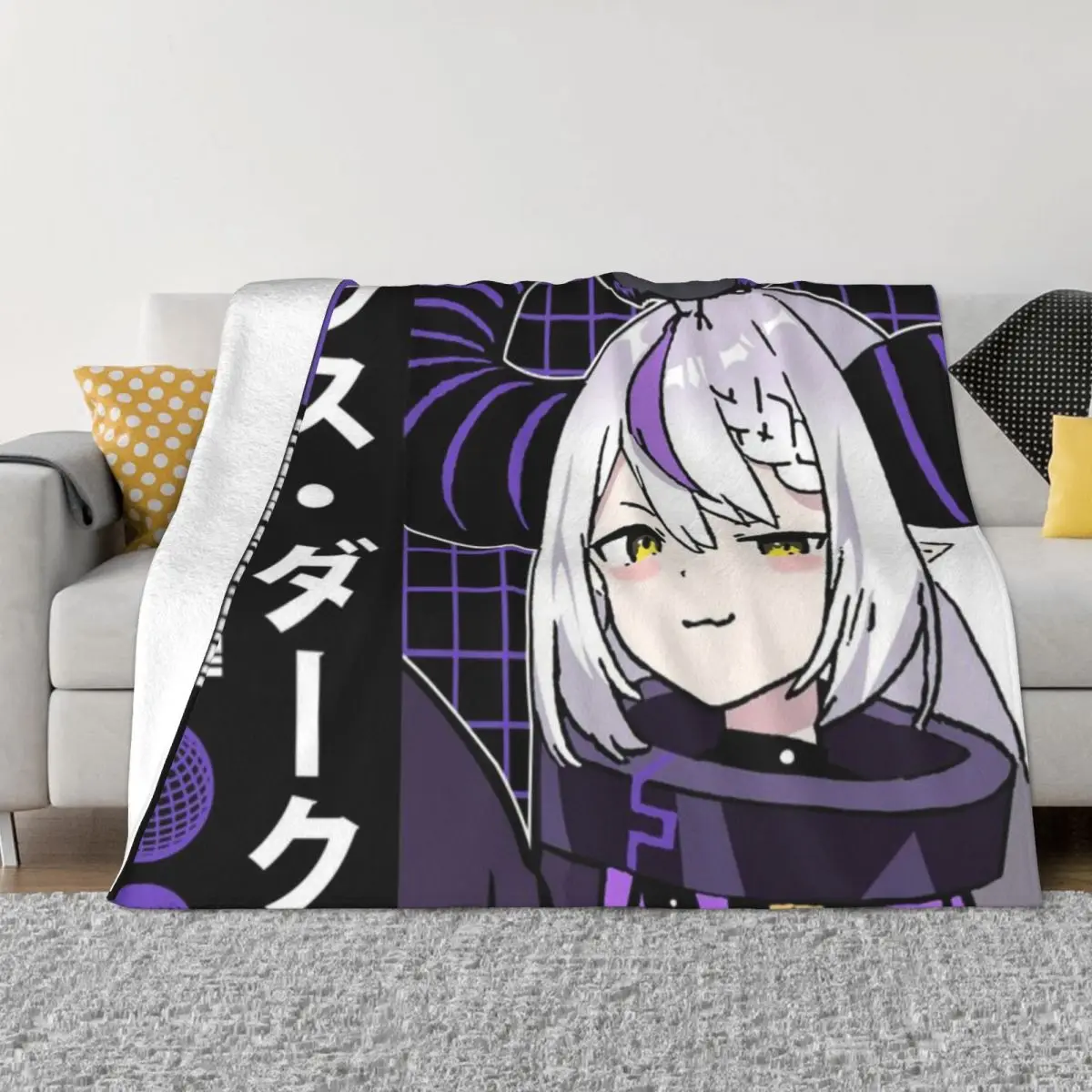 Hololive Laplus Darkness An Ultra-Soft Micro Fleece Blanket