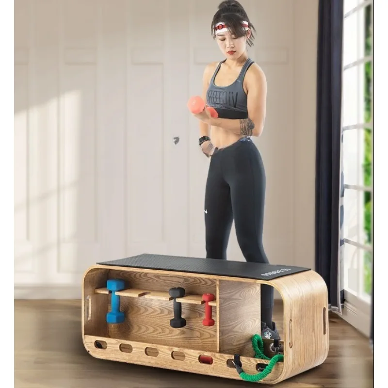 

Multifunctional dumbbell stool, flat stool tension rope, training flat stool