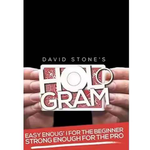 Professional Hologram Card Trick By David Stone Close Up Magic Illusion Gimmick for Street &amp; Parlor Performers Poker Deck Magia