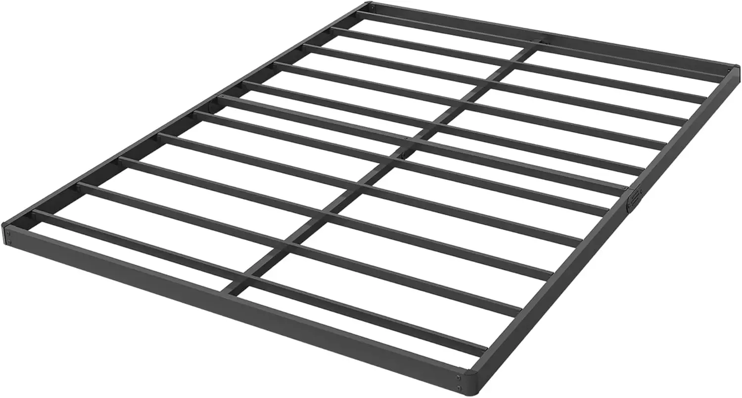 

2 H Low Profile Box Spring, Sturdy Metal Frame Mattr Foundation, Easy Assembly, Quiet & Noise-Free, King Size