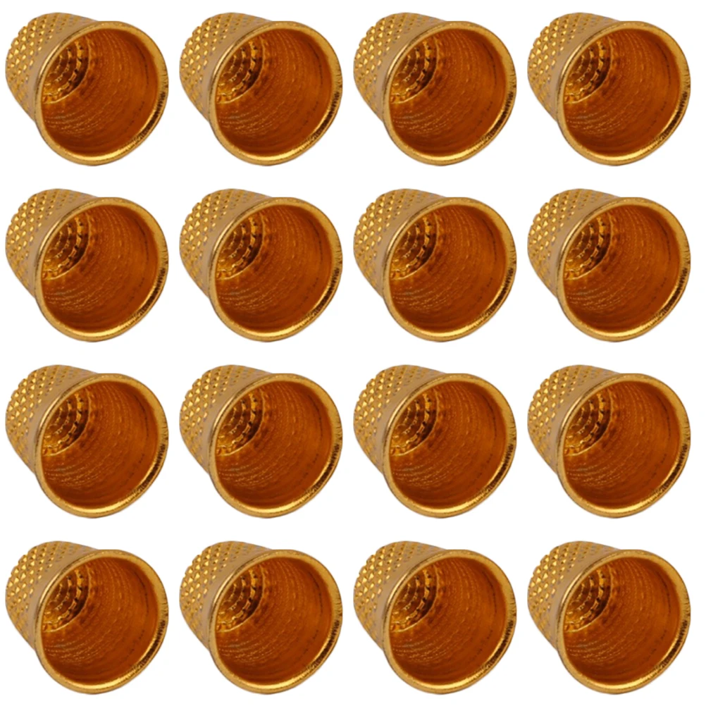 

50Pcs Durable Metal Thimble Sewing Accessory Comfortable Experience DIY Projects Home Shop Store Sewing Thimble