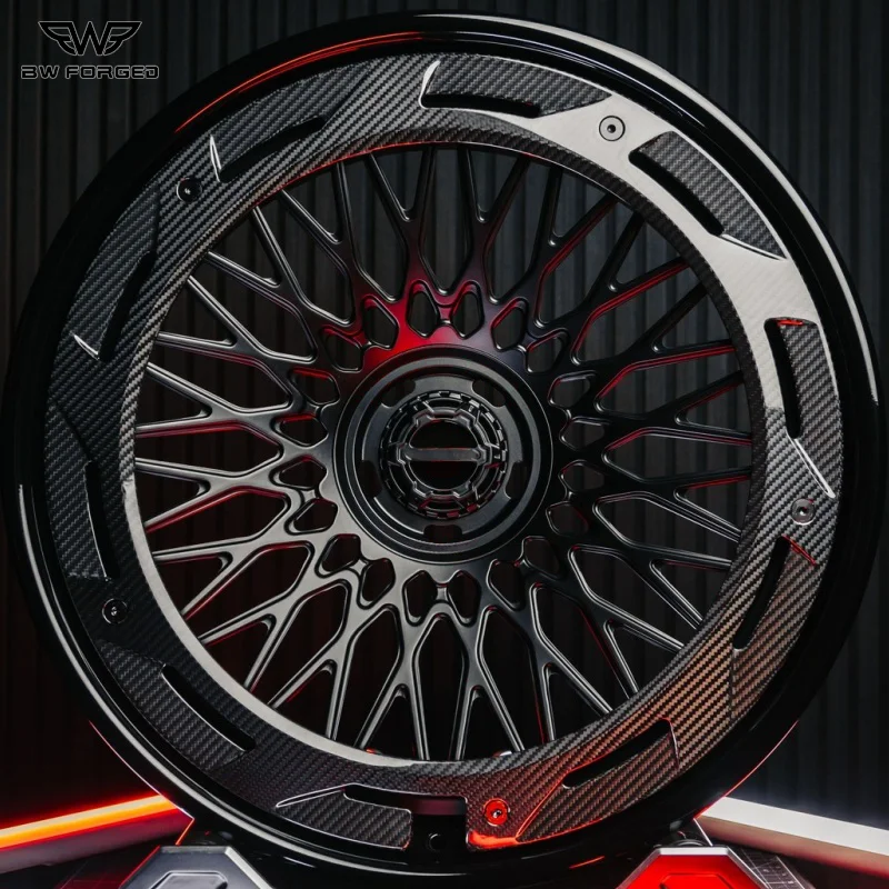 

BW Custom Carbon Fiber Aluminum Alloy Forged Wheel Rims 18 19 20 21 22 23 24 Inch Wheels 5x112 5x120 5x114.3 for 911 718