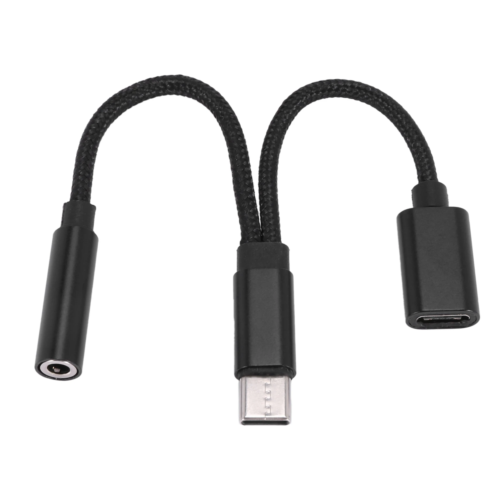 AAAE 2 in 1 Type C Headphone Adapter USB C Splitter Jack AUX Audio Charging Converter for
