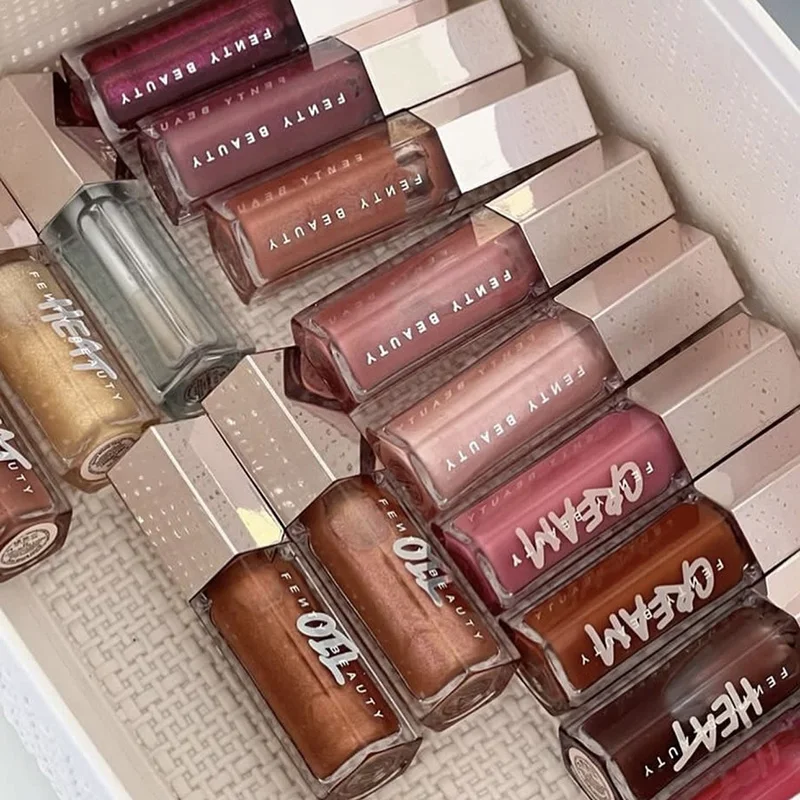 Nouveau Gloss à Lèvres Fenty Beauty Multicolore Hydratant Brillant Pailleté Repulpeur de Lèvres Maquillage Liquide Rouge à Lèvres Cosmétiques pour Débutants