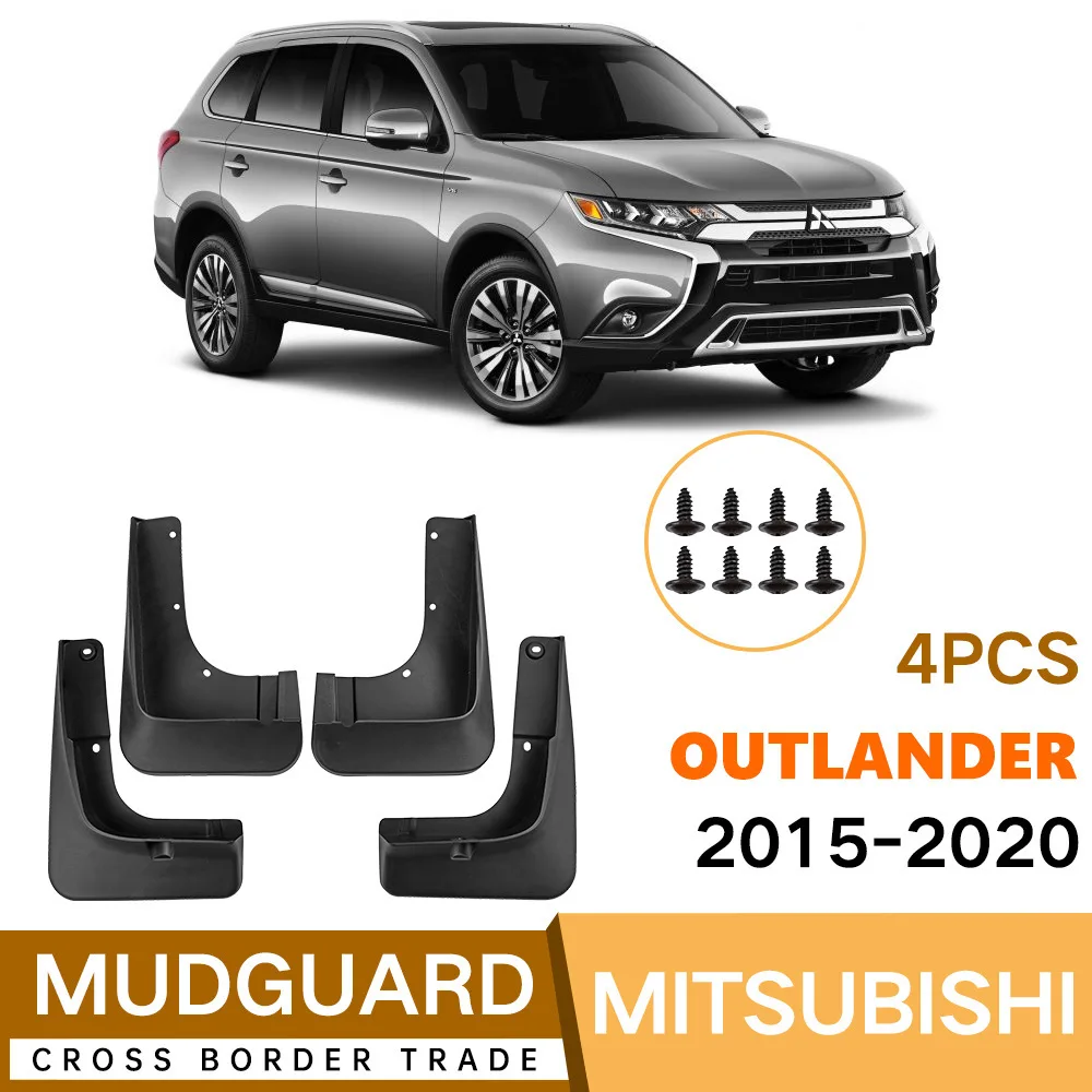 For Mitsubishi Outlander 2015-2020 2018 2019 fender mud flaps Outlander car accessories