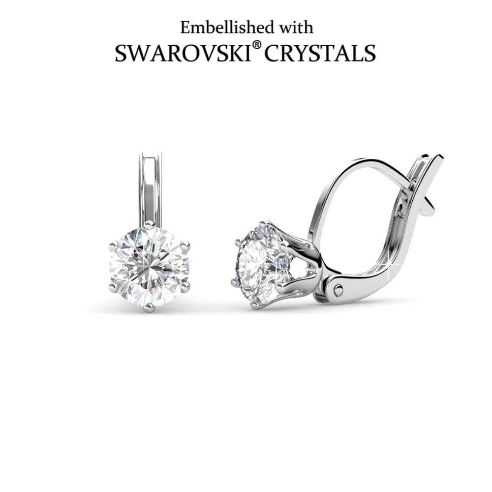 

Daisini Минималистичные серьги-клипсы, украшенные кристаллами Сваровски, модные украшения, повседневная вечеринка, свадьба для женщин