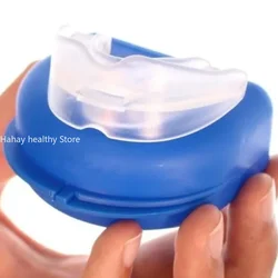 Silicone Stop Snoring Anti Snore Mouthpiece Apnea Guard Bruxism Tray Sleeping Aid Mouthguard Health Sleeping Night Device Tool