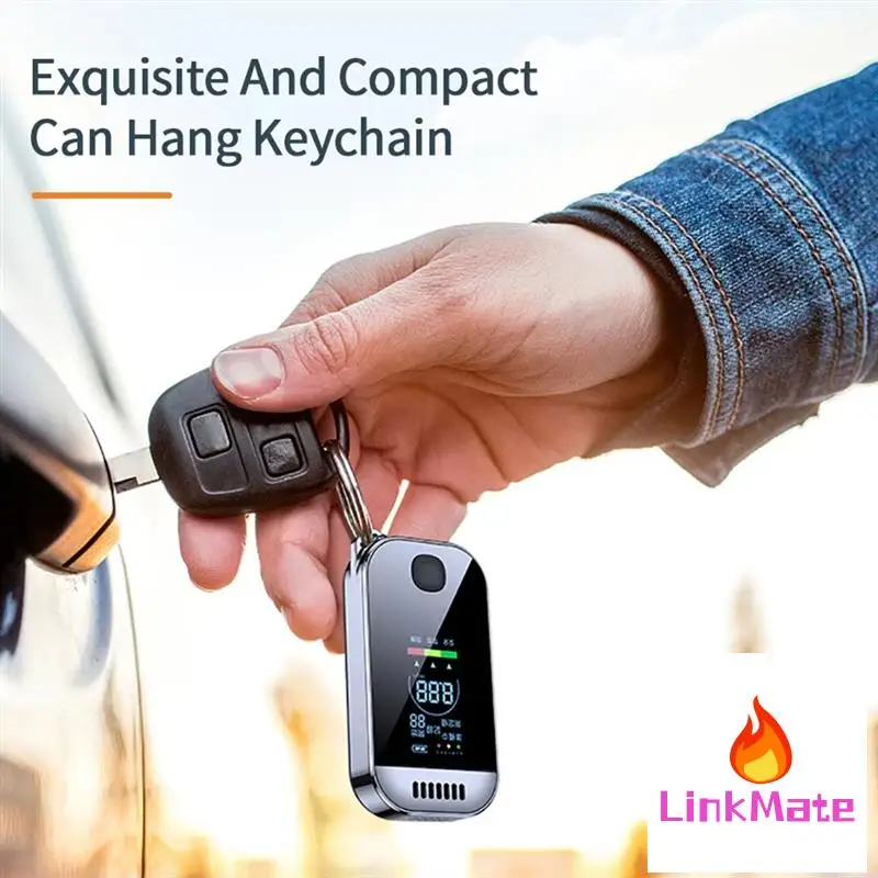 

Car Mini Alcohol Detecto Portable Alcohol Detecto Breath Drunk Driving Measuring Instrument Digital Display Tester