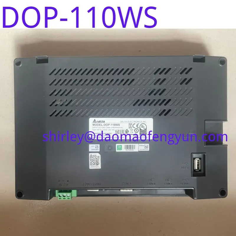 Used DOP-110WS 10 inch human-machine interface with network port