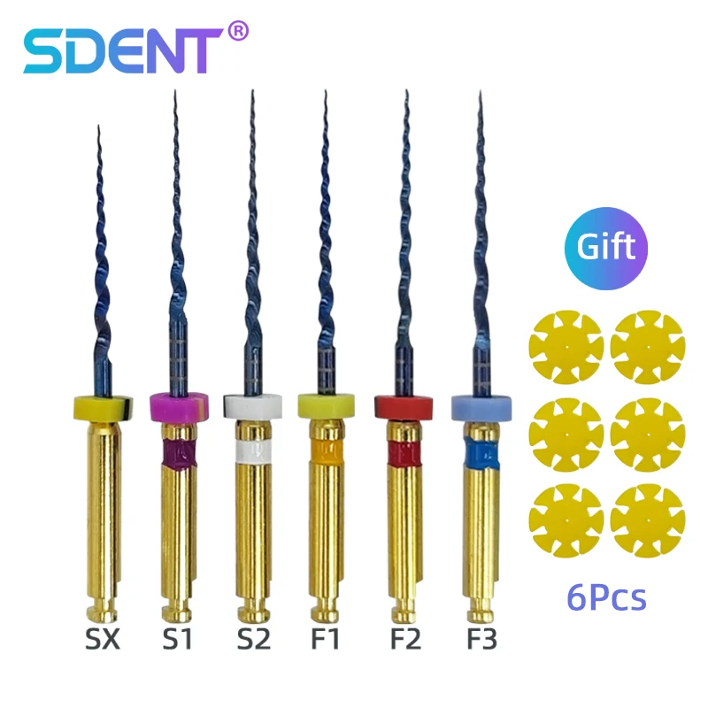 

6Pcs/Box Dental Heat-activated Nickel-Titanium Root Canal File PrpTaper SX-F3 Treatment Rotary File Dentist Tools Endodon