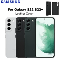 Original Samsung Galaxy S22 S22+ S22Plus Leather Cover Smartphone Protective Case Shockproof for Galaxy S22 S22+ S22Plus