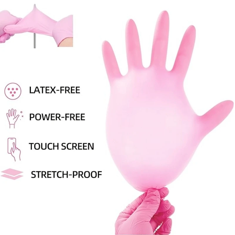 Einweg-Handschuhe für Kinder von 4-12 Jahren, 3 Mil Latexfrei, Puderfrei, Schutzhandschuhe für Basteln, Malen, Festivals und Gartenarbeit – Detail 5