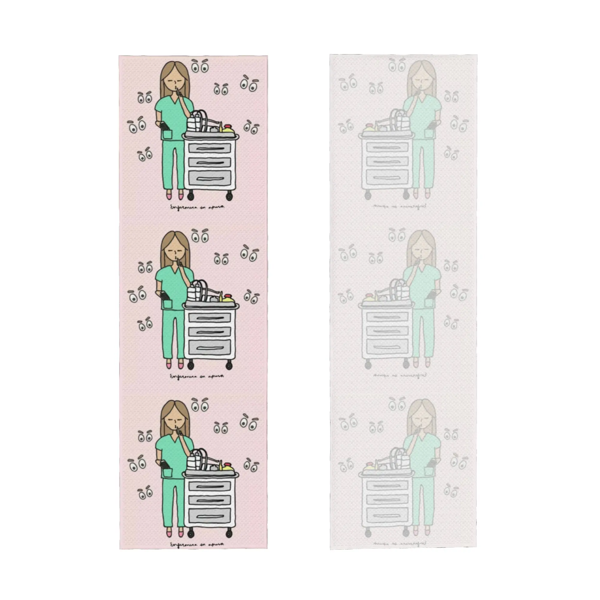 Cold Exercise Towel Enfermera En Apuros Beach Sports Yoga Towel Swimming Camping Towel Refreshing Sports Scarf Face Towels