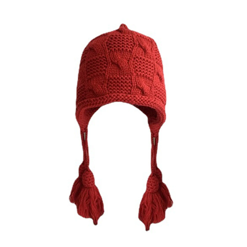 Unisex Knitted Beanie Hat Easter Cute Autumn Winter Warm Hat with Ear Protection for Women Men