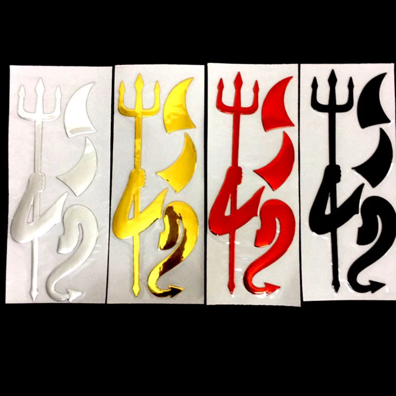 ملصق تصميم سيارة شيطان شيطان ثلاثي الأبعاد إبداعي ، شعار سيارة مضحك ، شعار ، شارات بلاستيكية ، ديكور سيارة ، تصنعه بنفسك ، ملحقات خارجية #4