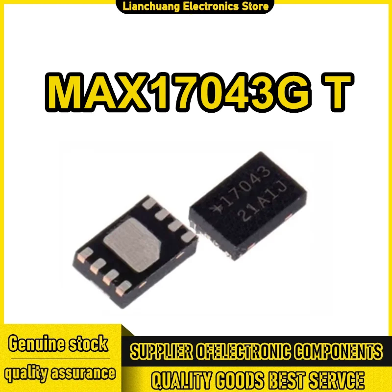 

5 шт. 17043 MAX17043 MAX17043G + T QFN-8 100% новый оригинал на складе