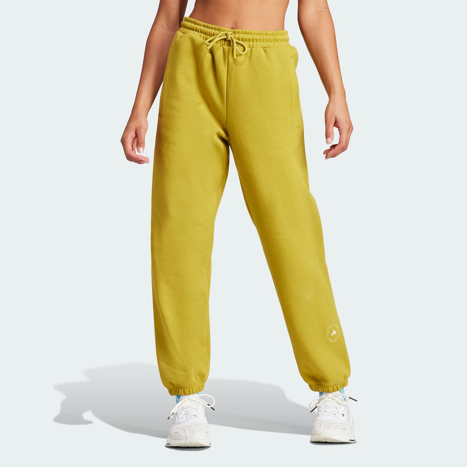 

Новые женские трикотажные спортивные брюки свободного кроя Adidas Originals с завязками IU0863