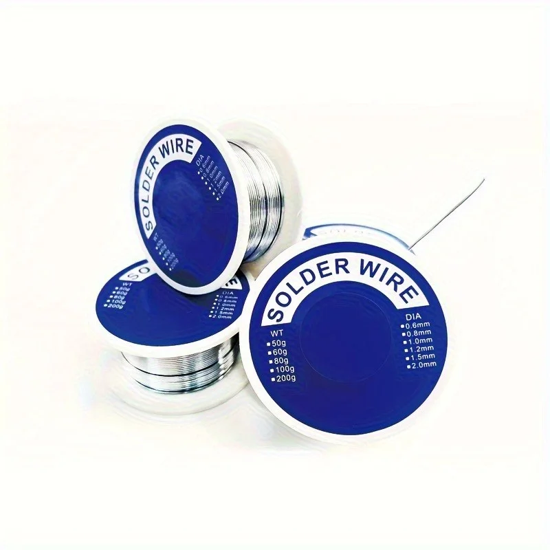 50g High Quality 60/40 Solder Wire, Containing 1.5-2.0% Rosin Core Flux, Suitable for Electronic Product Maintenance