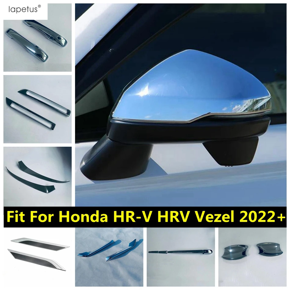 

Accessories For Honda HR-V HRV Vezel 2022 Window Wiper Door Handle Bowl Front Head Light Rear Fog Lamp Rearview Mirror Cap Trim