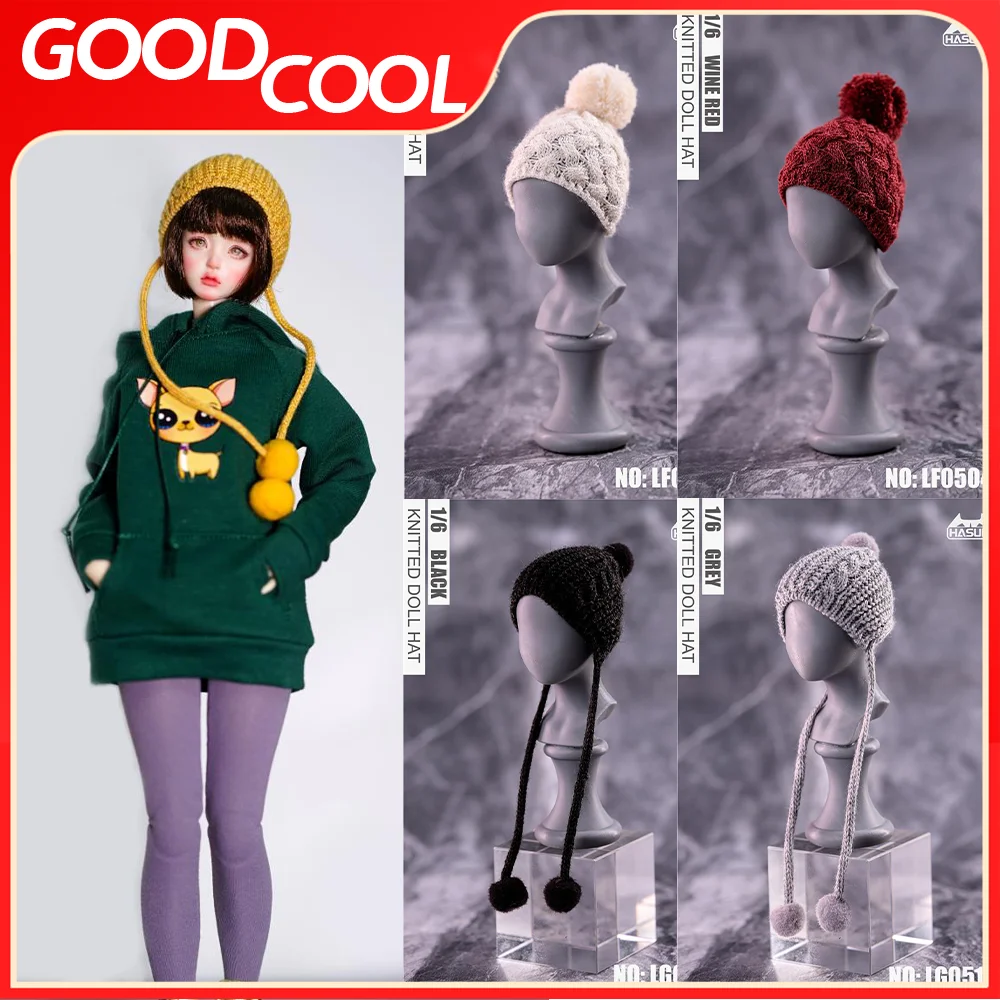 HASUKI LG05 LF05 1/6 Scale Handmade Knitted Wool Cap Fashion Trend Hat Clothes Accessories Model For 12 Inch Action Figure Body