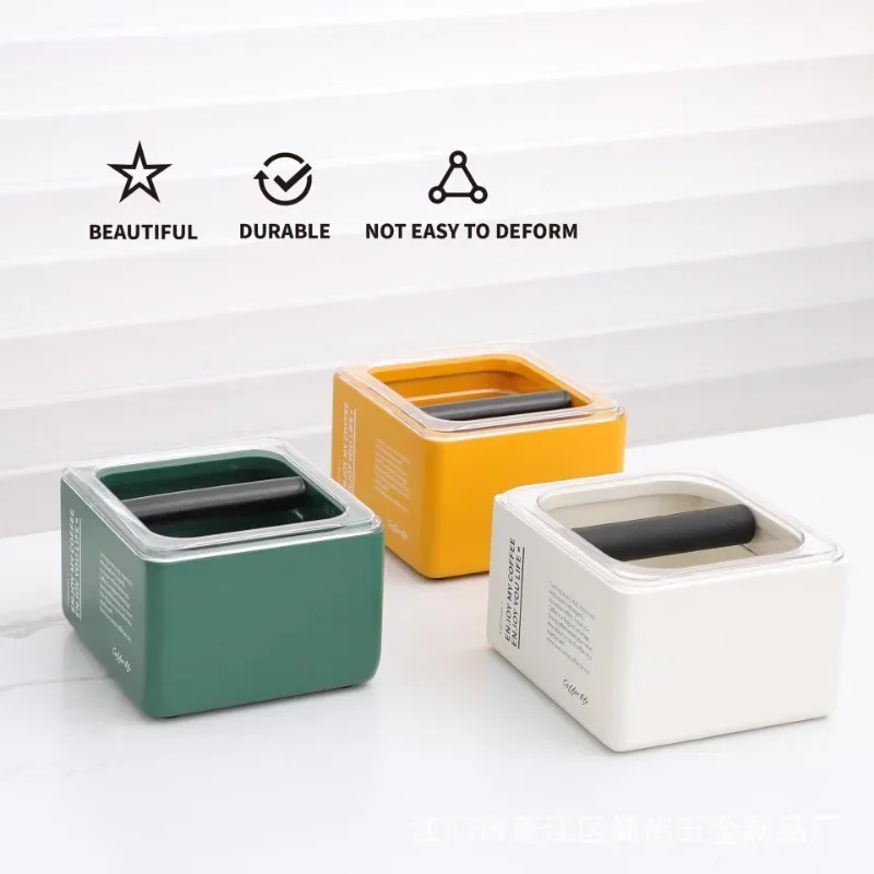 Mini Coffee Grounds Box Bar Espresso Machine Grounds Storage Box Multifunctional Coffee Grounds Knocking Bucket Barista Utensils