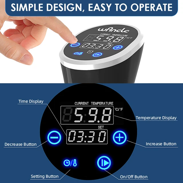 Wancle Smart Sous Vide Cooker 4