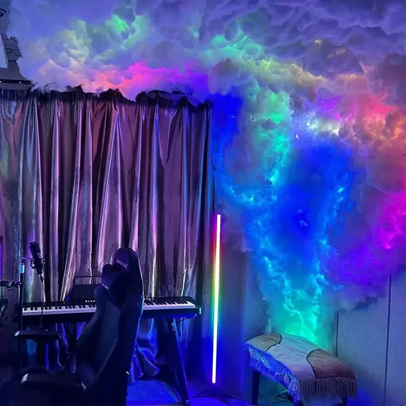 DIY атмосферное украшение RGB 3D Thunderstorm Thunder Cloud светодиодная лампа для вечеринок с управлением через приложение для внутреннего бара, свадьбы, праздника