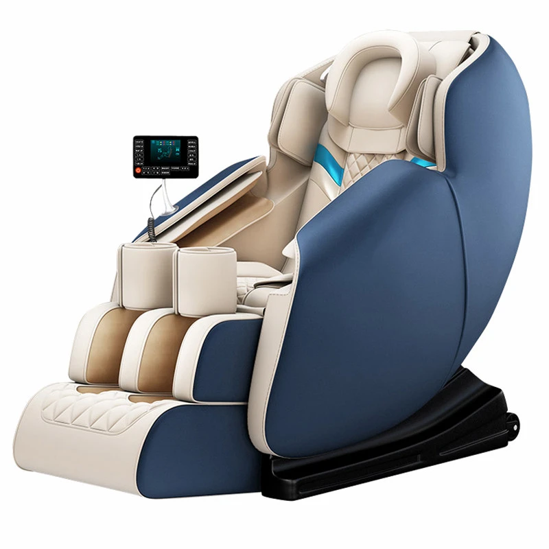 Full Body Massage Chair,Zero Gravity Electric Shiatsu Recliner with Heat Foot Roller Track Stretch Vibrating Wireless Bluetooth