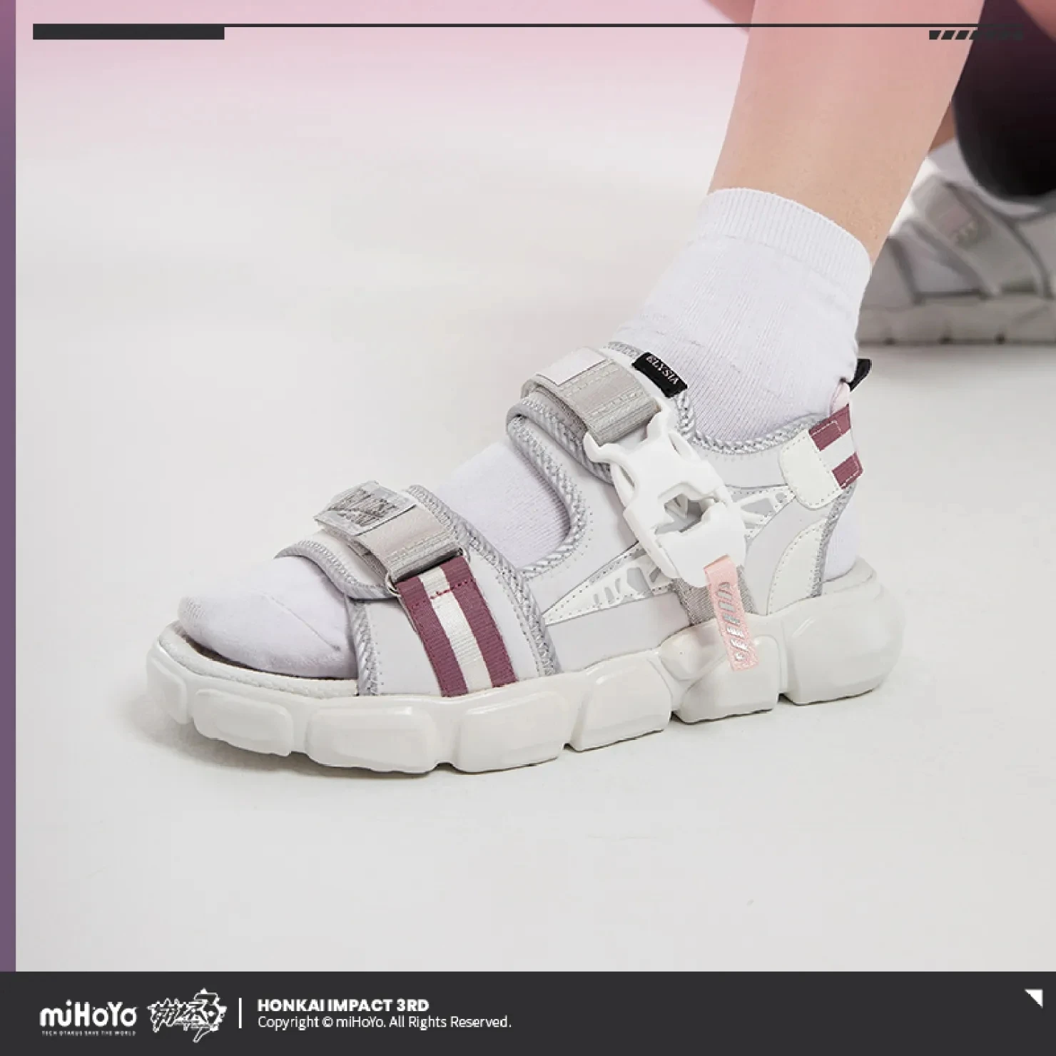 

MIHOYO Genuine Anime Cosplay Shoes Game Honkai Impact 3rd Elysia Because of You Impression Theme Sandals Couples Xmas Gifts